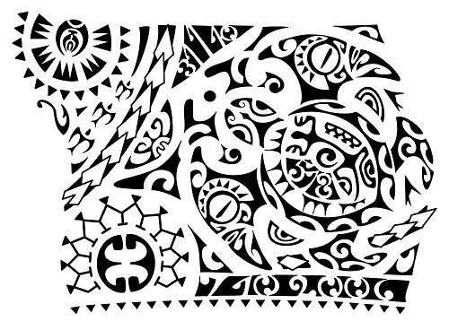 Different Design Polynesian Symbols Tattoo