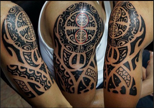 Enata Polynesian Design Tattoo