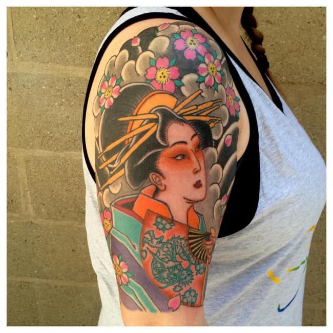 150 Classic Geisha Tattoo Designs And Meanings