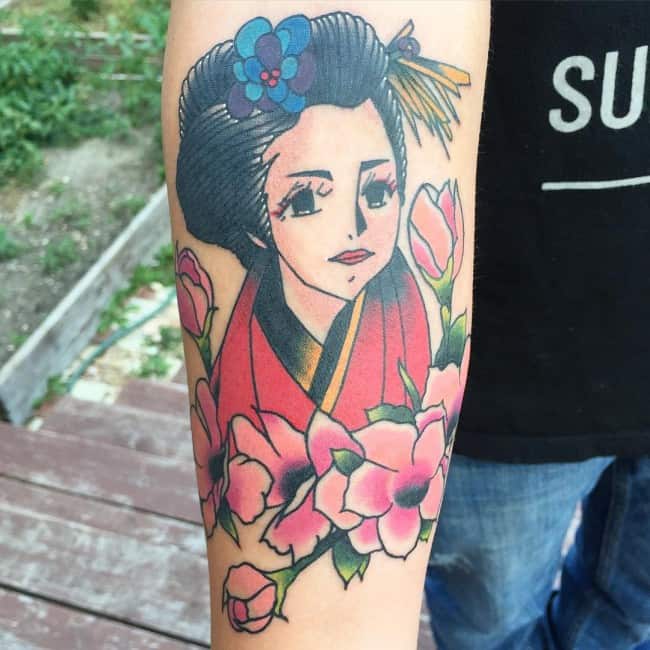 Geisha tattoos