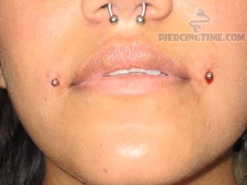 Girl With Septum And Dahlia Bites Piercing