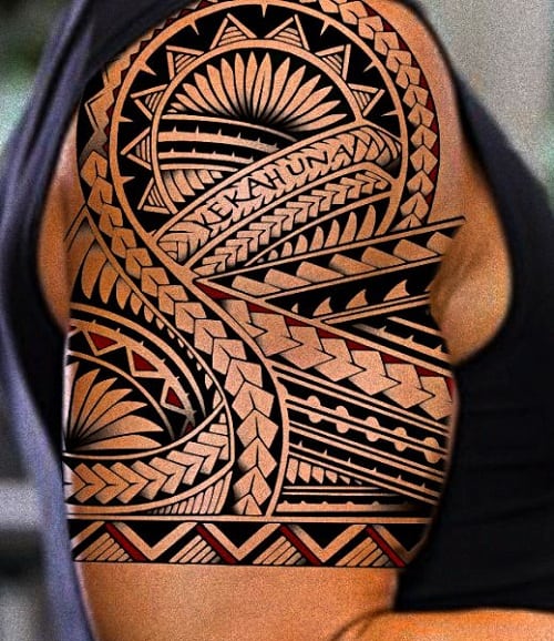 kekahuna shark teeth spear head polynesian tattoo