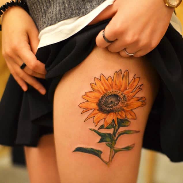 150 Vibrant Sunflower Tattoos And Meanings [ultimate Guide]