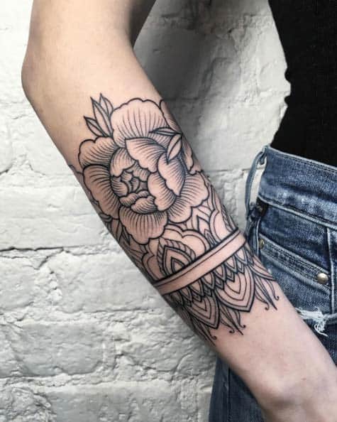 Details more than 77 flower armband tattoo drawing  thtantai2