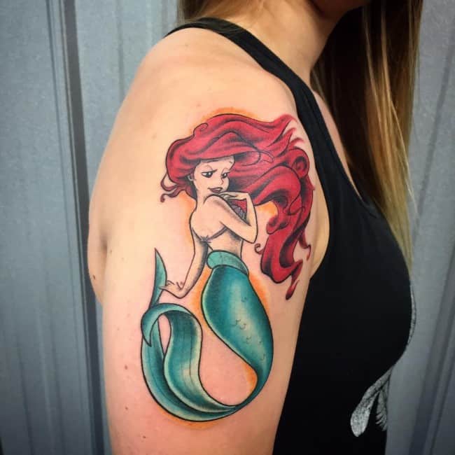 Tetování mořské panny
