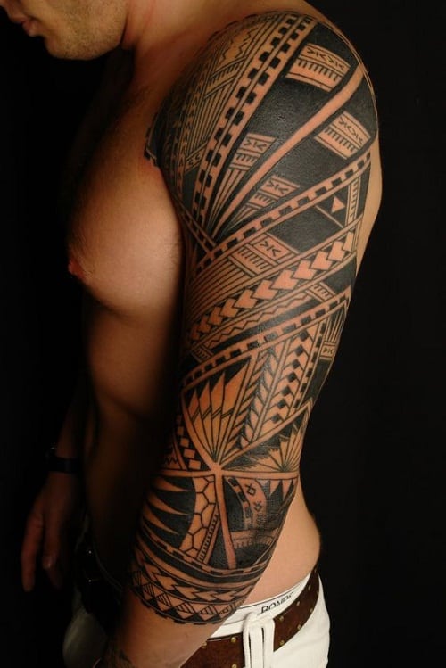 Spear Head Polynesian Tattoo