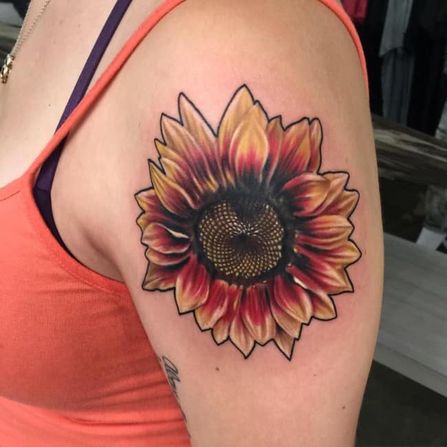 150 Vibrant Sunflower Tattoos And Meanings (July 2020)