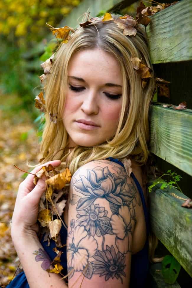 sunflower tattoo