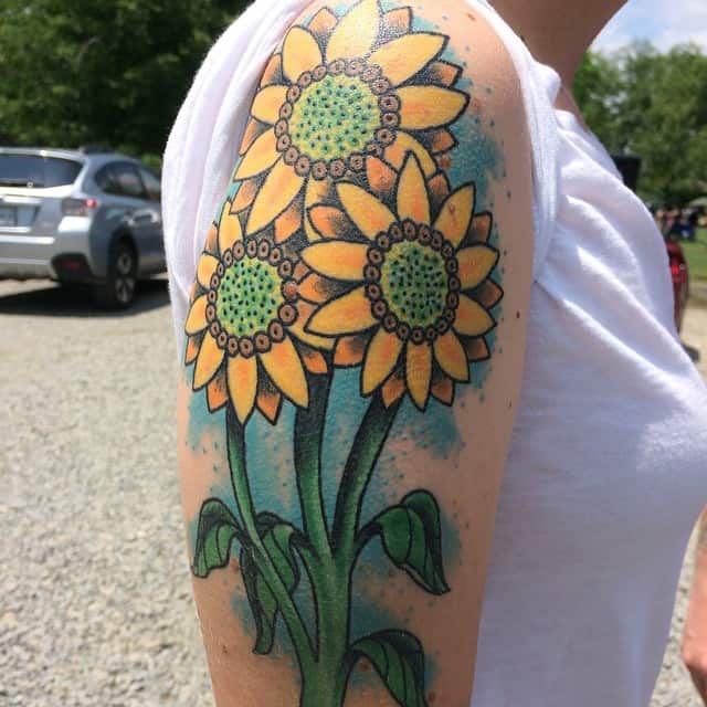 150 Vibrant Sunflower Tattoo Designs