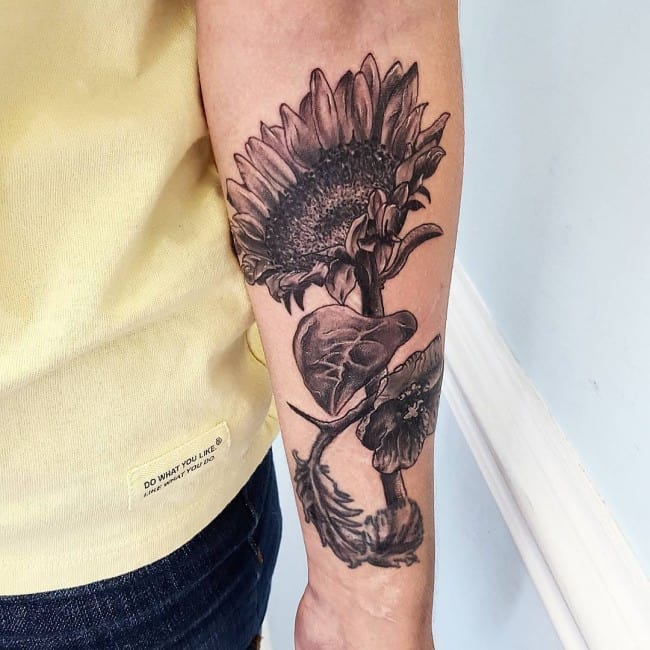 150 Vibrant Sunflower Tattoo Designs