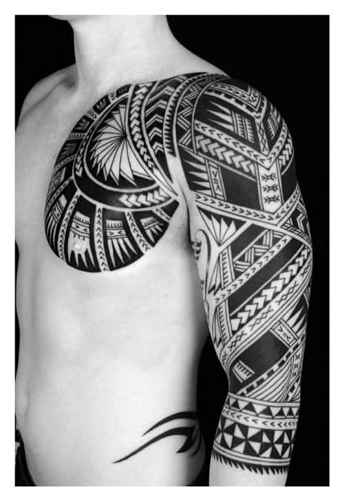 Tribal Polynesian Inspiration Tattoo Design
