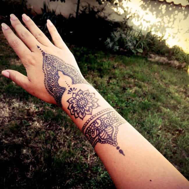 Henna inspired forearm tattoo  Tattoogridnet