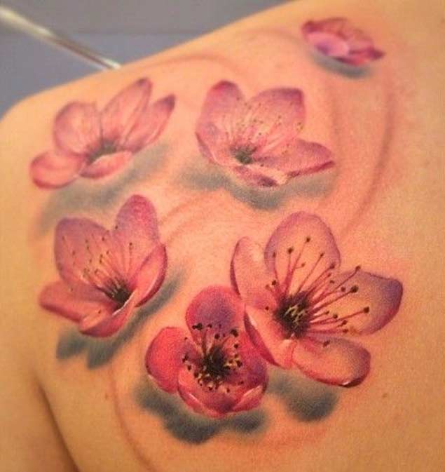 150 Cherry Blossom Tattoo Designs & Meanings