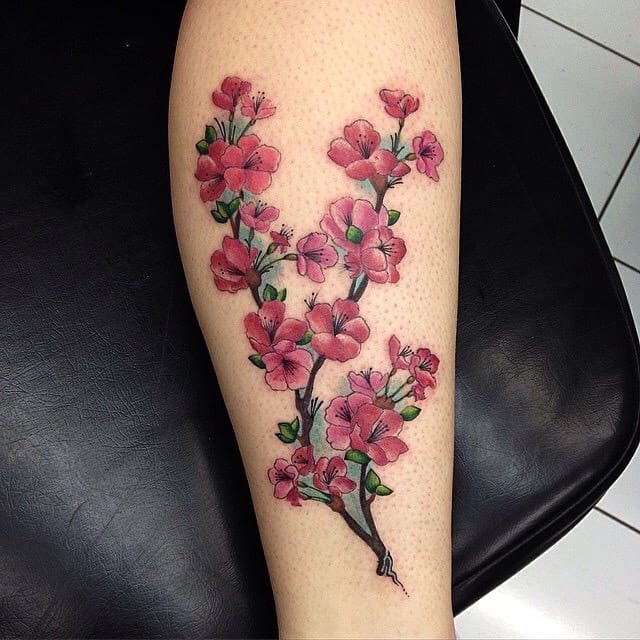 250 Japanese Cherry Blossom Tattoo Designs With Meanings  Symbolism 2023