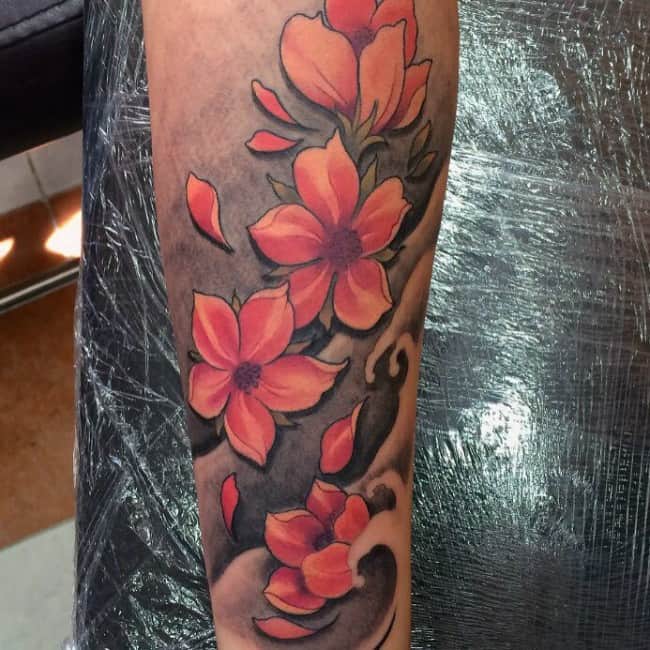 15 Best Cherry Blossom Tattoo Designs With Meanings