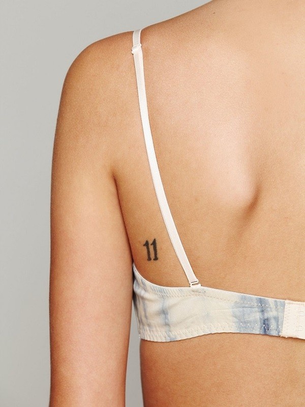 Number Tattoo For Girls