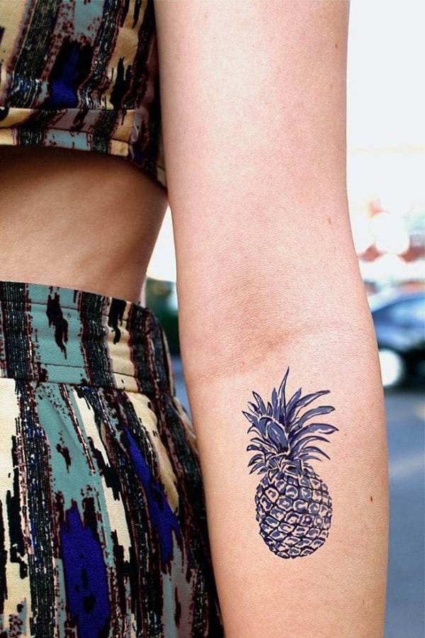 Pineapple Tattoo Designs