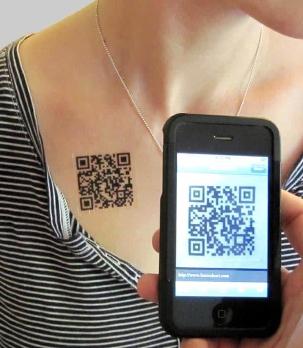 Qr Code Tattoo