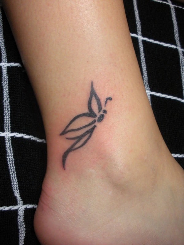 butterfly tattoo near wrist