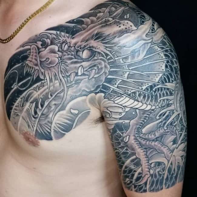 Body Tattoo Designs For Men : Tattoos for Men - 1500+ Ideas and concepts for different ... - 1988 could be the year of birth of the owner or it could have some other significance.