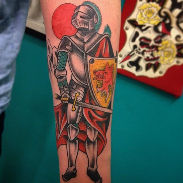 Knight Tattoo Ideas Designs and Meanings  TatRing