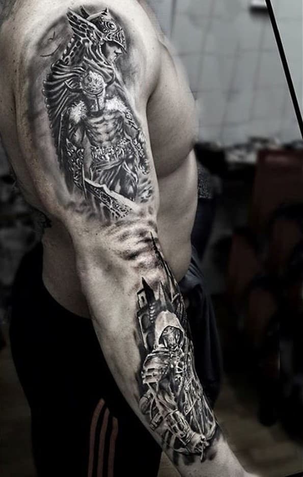 150 Greatest Warrior Tattoos & Meanings