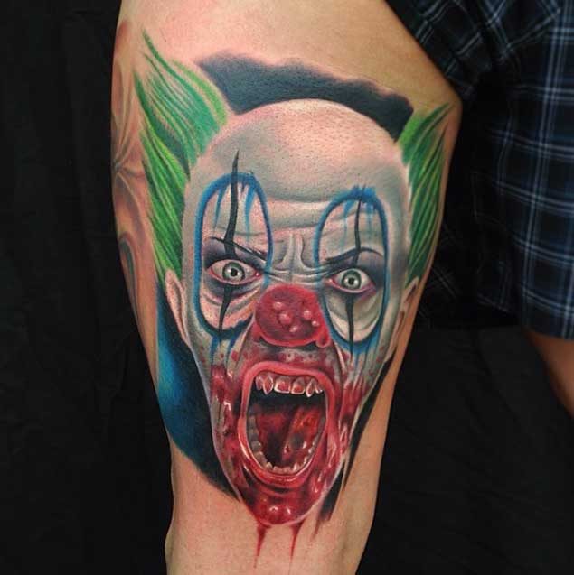 100+ Hilarious Clown Tattoos Meanings (July 2019)