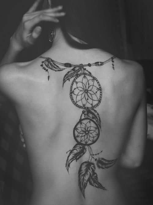 35 Ultra Sexy Back Tattoos for Women