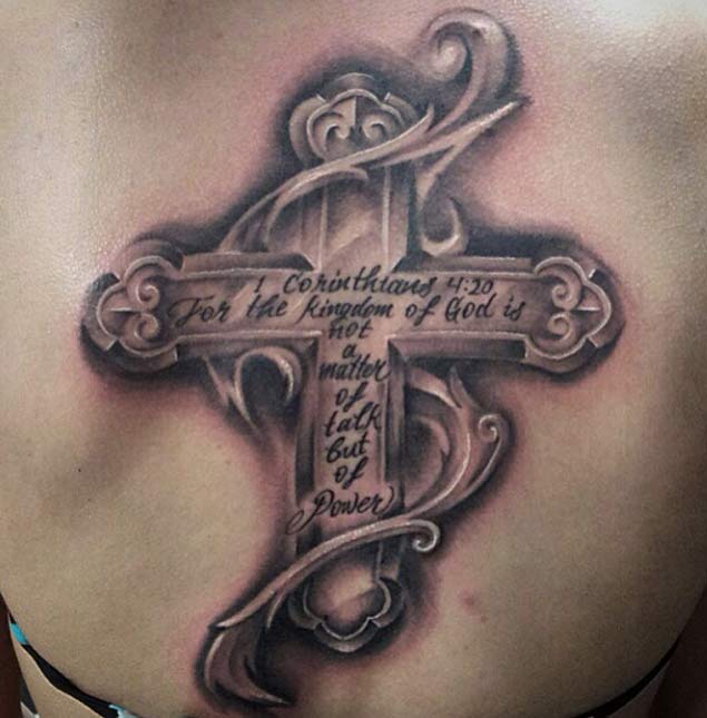 black-ink-cross-tattoo