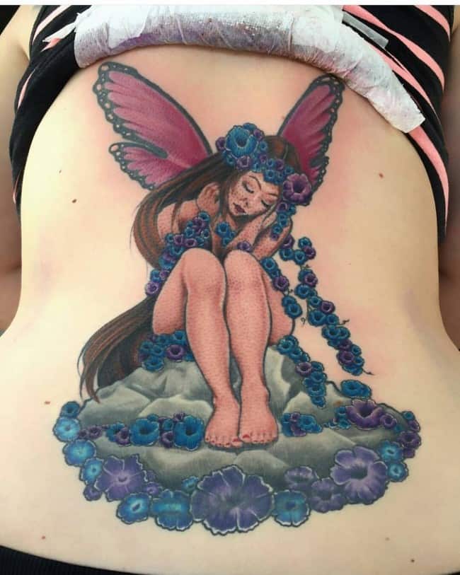 Pin by Stephanie Gelinas on tattoo in 2023  Gothic fairy tattoo Fantasy  tattoos Fairy tattoo designs