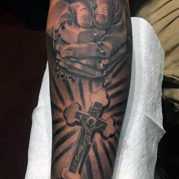 forearm-rosary-christian-tattoos-for-males