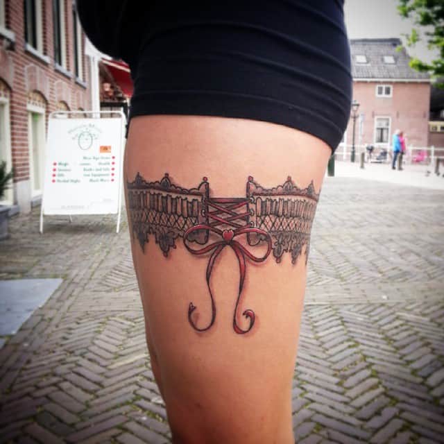 100 Prettiest Garter Tattoo Designs Of All Time