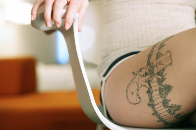 garter belt tattoo