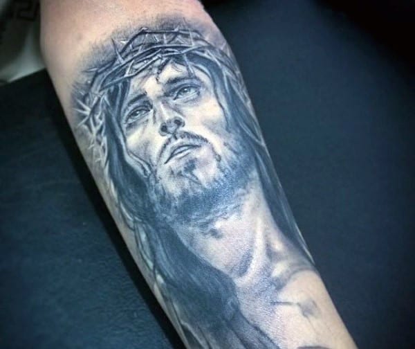 inner-forearm-jesus-christian-tattoos-for-guys