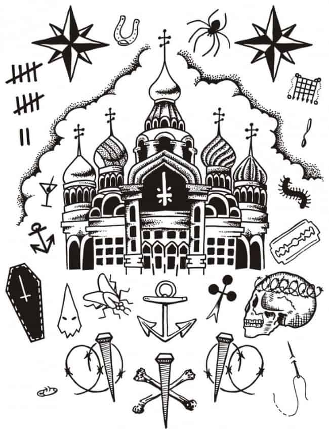 Temporary tattoos I Russian prison tattoos - Like ink