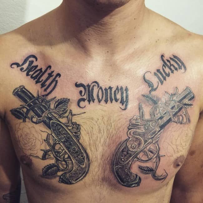 gangsta money tattoos