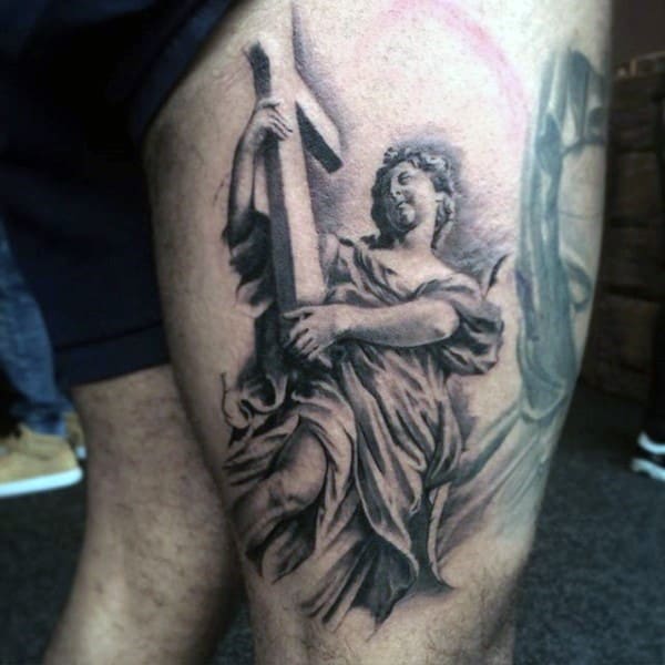 thigh-leg-christian-tattoo-designs-for-men