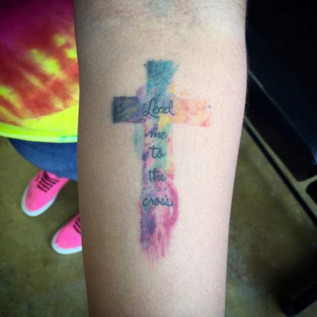 watercolor-cross-tattoo