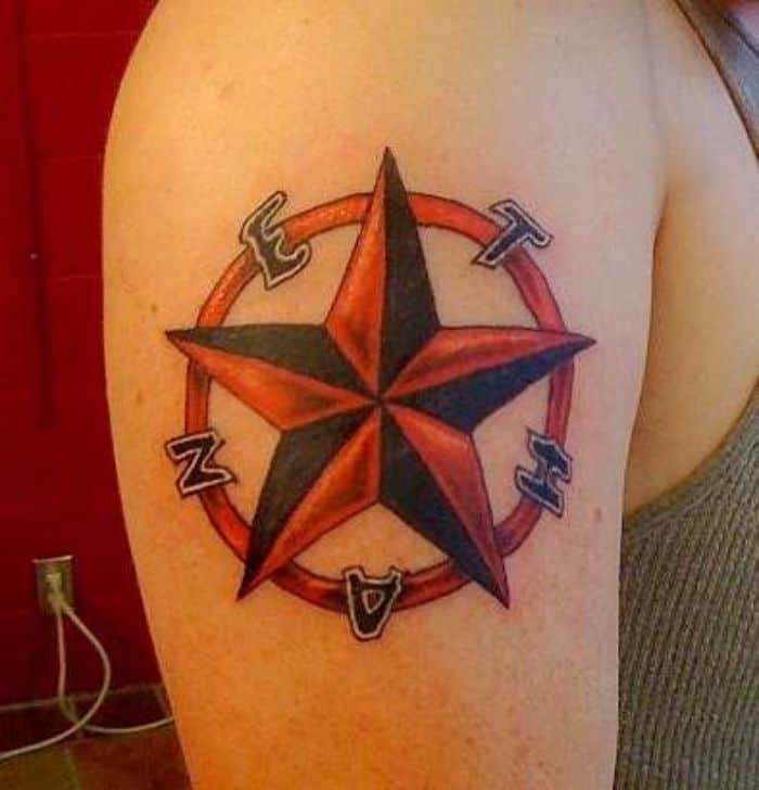 Star Tattoos With Names