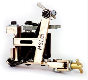 Brass Hybrid Tattoo Machine from Micky Sharpz