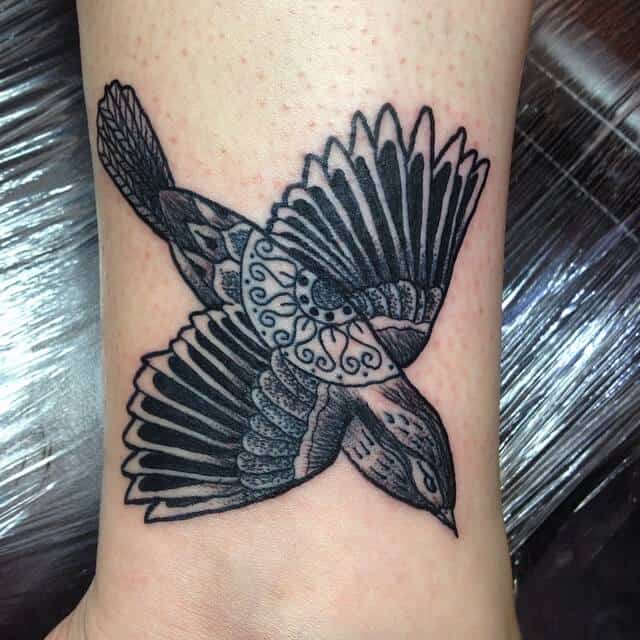 cledleytattoossparrowsparrowroseshandcolortraditionaltattoo