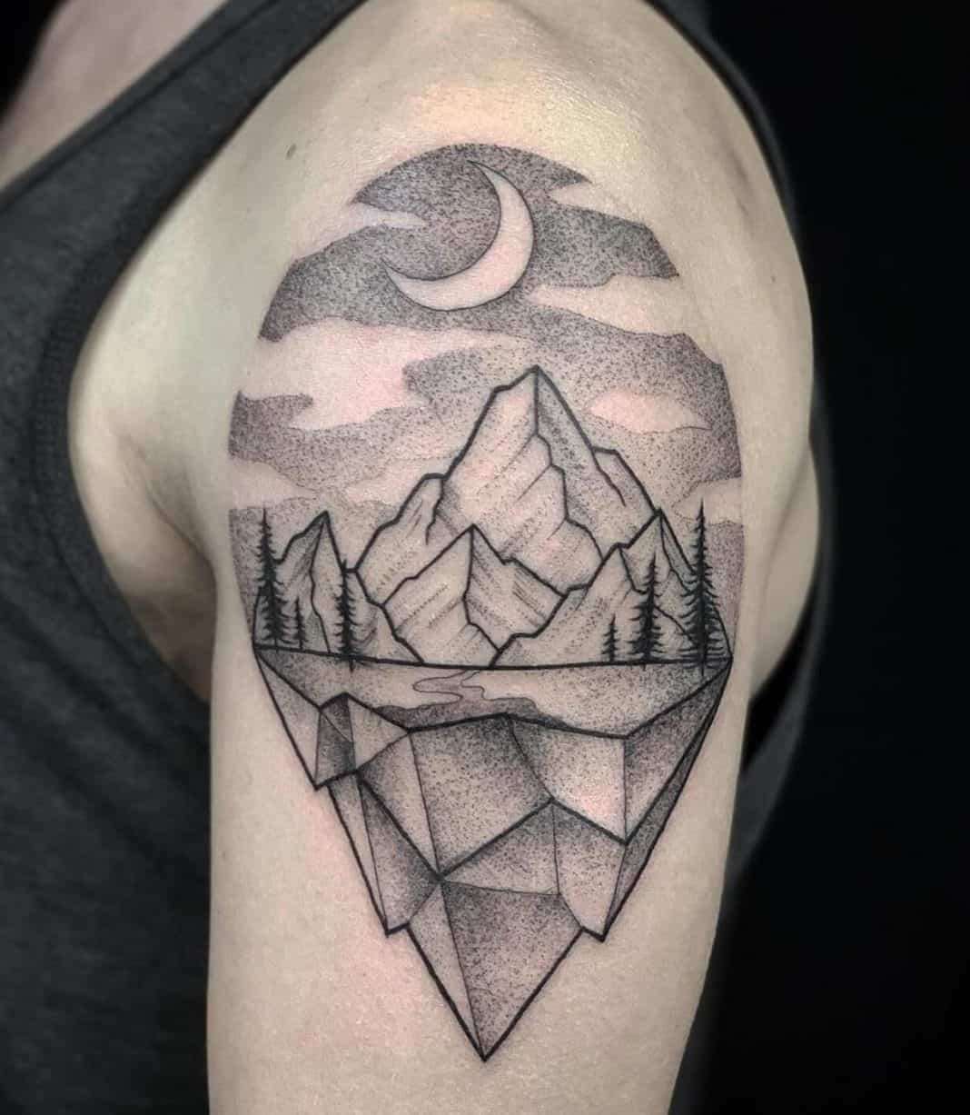 100 Adventurous Mountain Tattoos [Ultimate Picture Guide]