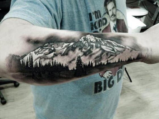 100 Adventurous Mountain Tattoos