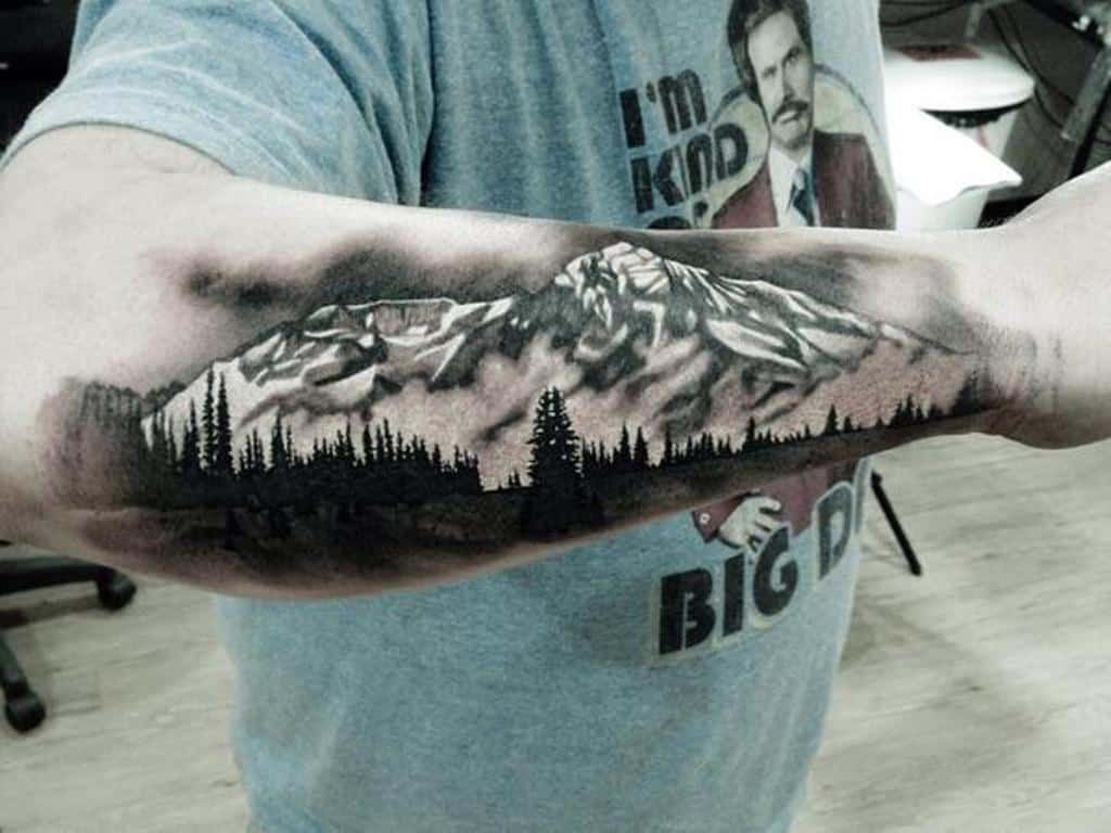 100 Adventurous Mountain Tattoos [Ultimate Picture Guide]