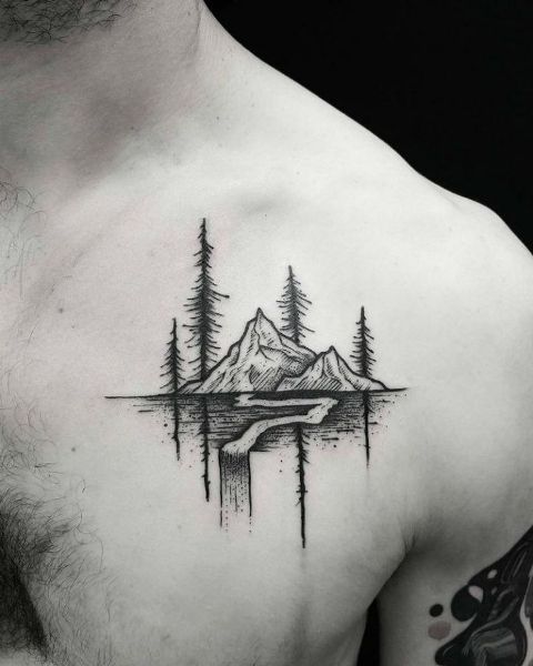 100 Adventurous Mountain Tattoos