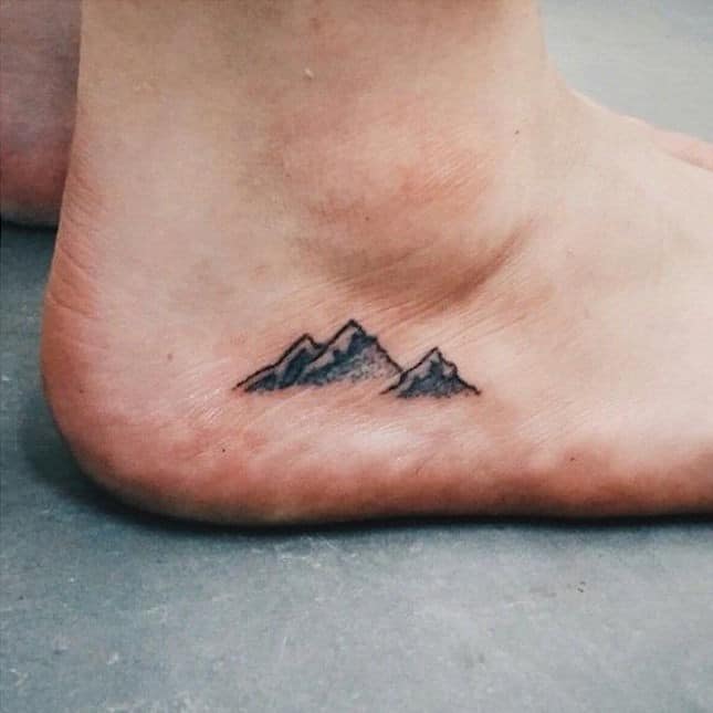 Mountains tattoo🗻 #mountains #tattoo #mountainstattoo #armtattoo #sim... |  TikTok