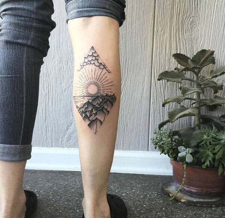 25 Breathtaking Mountain Tattoo Designs for Nature Lovers  Tikli