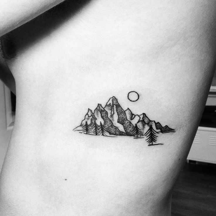 mountain rib tattoo