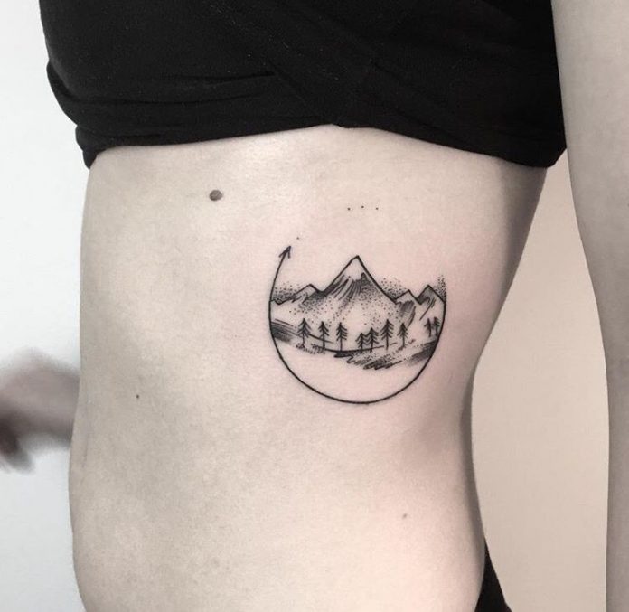 100 Adventurous Mountain Tattoos