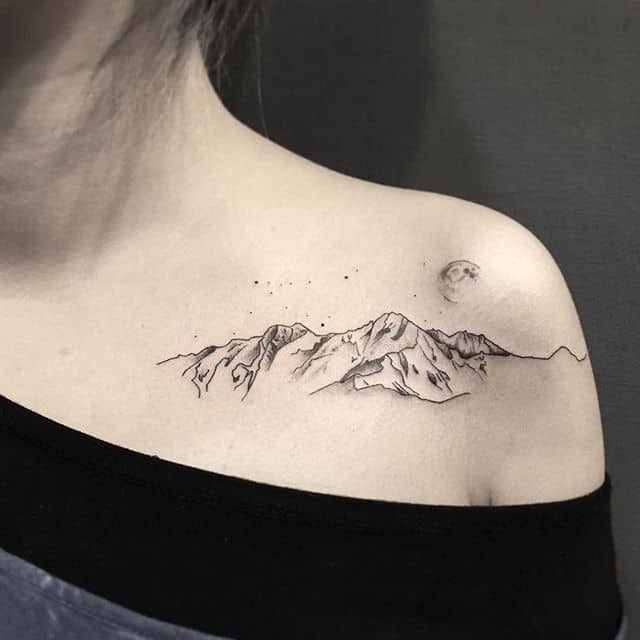 100 Adventurous Mountain Tattoos [Ultimate Picture Guide]